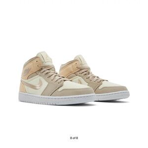2023 Air Jordan 1 Mid SE 'Muslin Canvas women